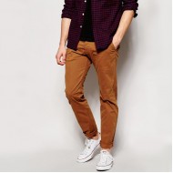 Camel Slim Fit Khaki